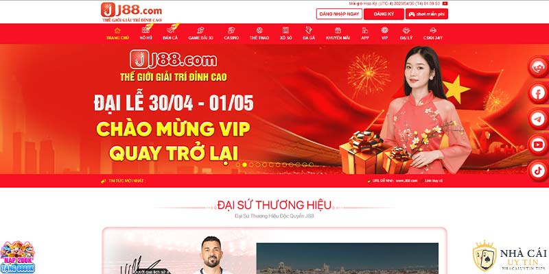 Nhà cái uy tín J88 đem dến môi trường giải trí hoành tráng