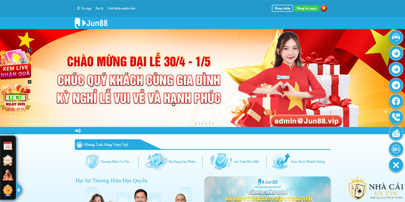Jun88 được mệnh danh là nhà cái uy tín được bình chọn nhiều nhất