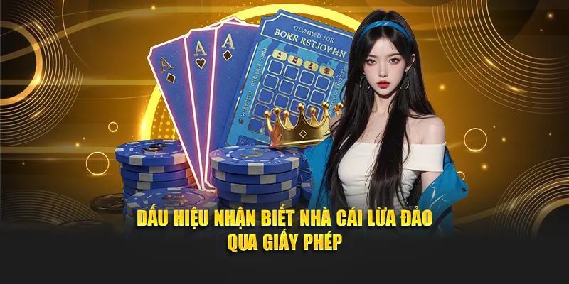 Dấu hiệu nhận biết nhà cái lừa đảo qua giấy phép