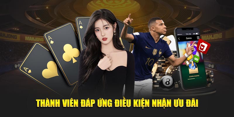 Thành viên đáp ứng điều kiện nhận ưu đãi
