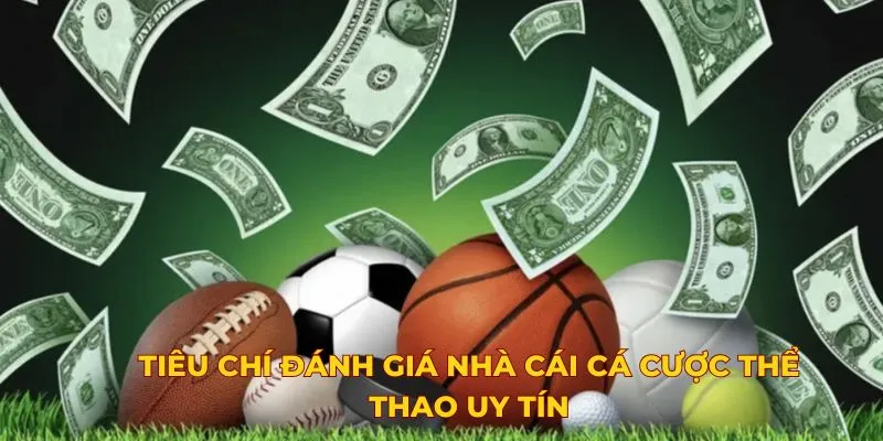 Tiêu chí đánh giá nhà cái cá cược thể thao uy tín